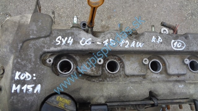 motor na suzuki sx4 1,5i, M15A 82KW, 